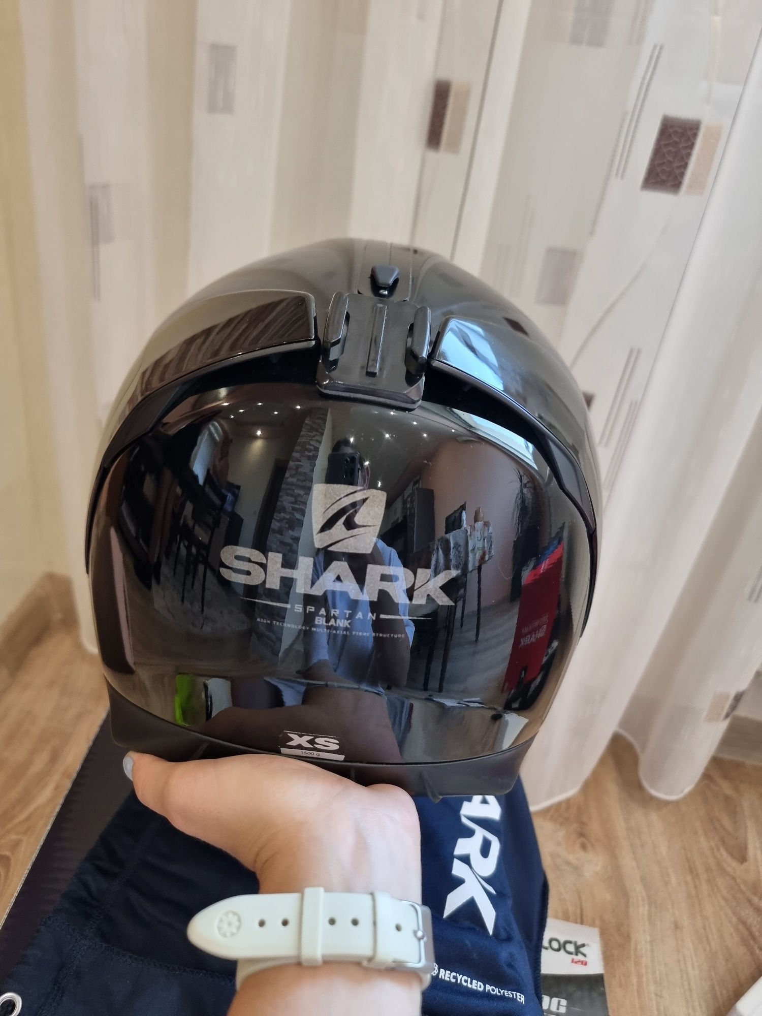 Каска SHARK Spartan blank black xs