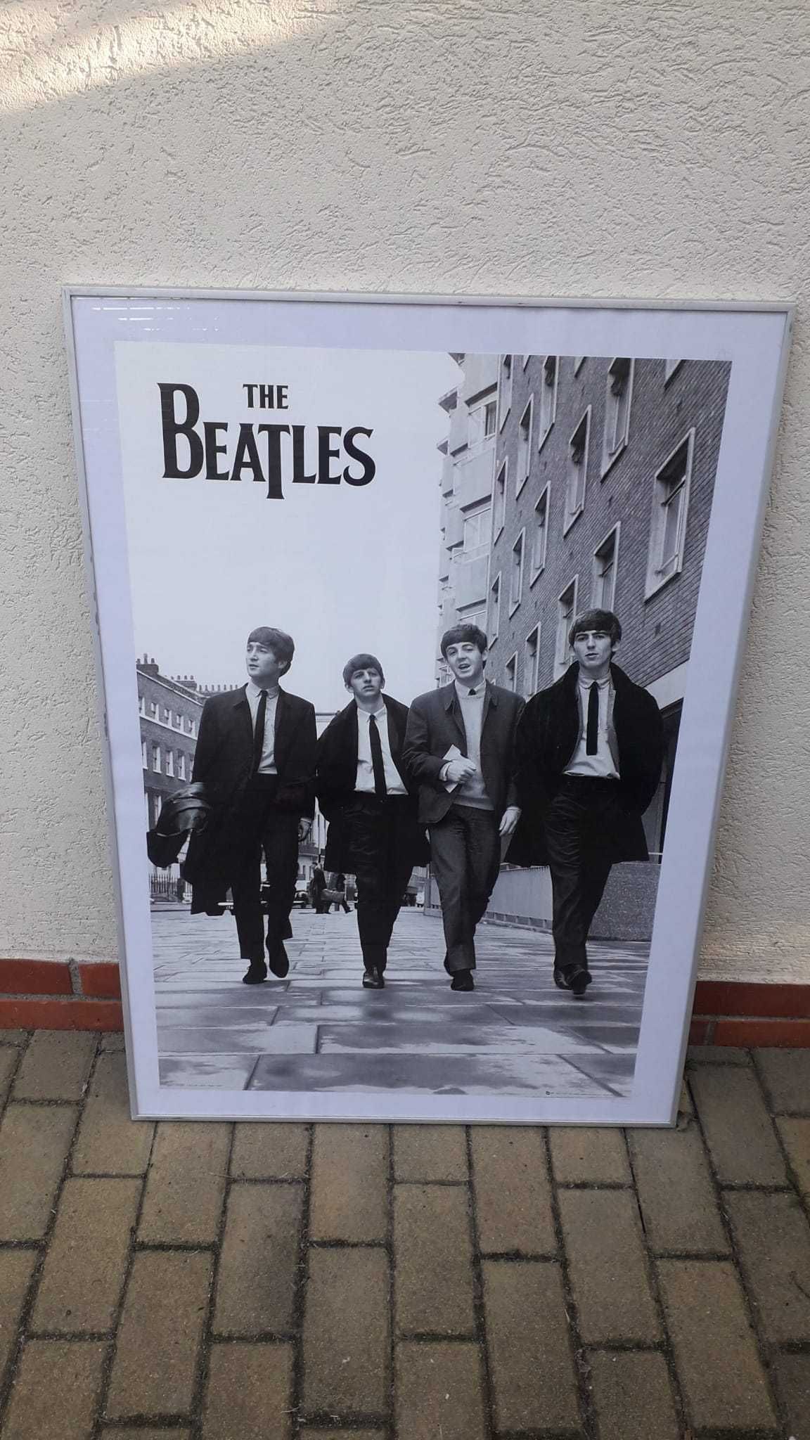 poster Beatles inramat