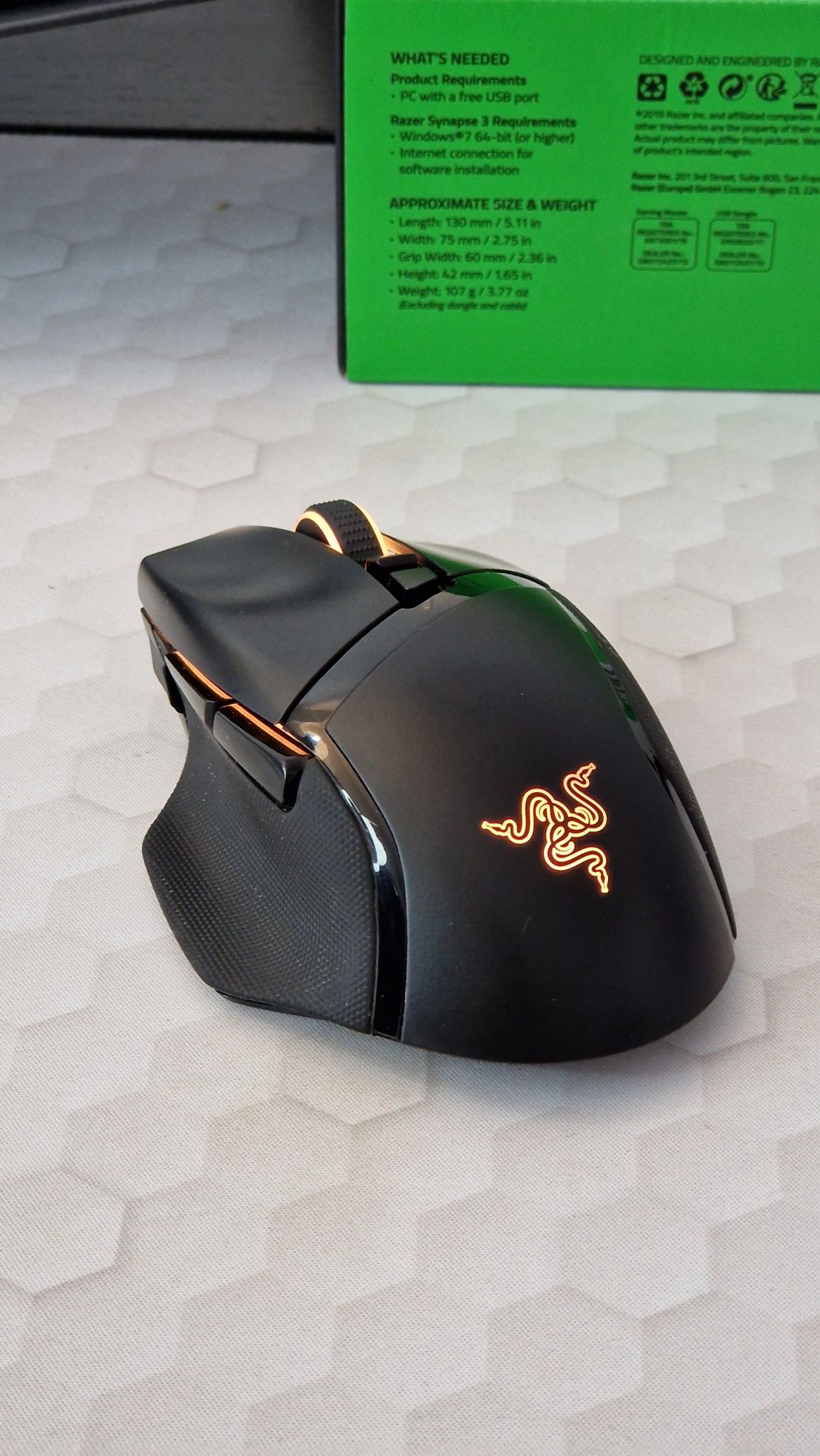 mouse Razer Basilisk Ultimate + dock