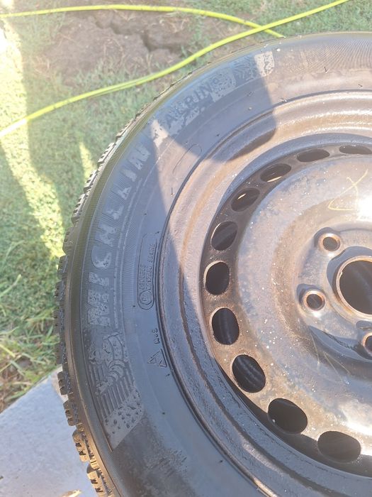 Jante skoda, wv 5x100,  196 65 R15 anvelope Michelin Alpine 6