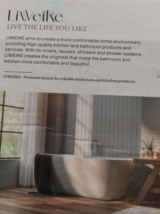 Baterie chiuvetă, neagra cu doua moduri la buton