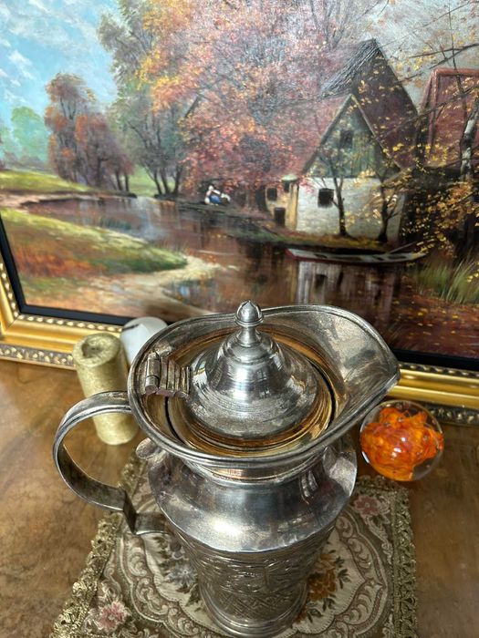 DN978 Vas mare argintat superb 1,76kg 35h 20 diametru