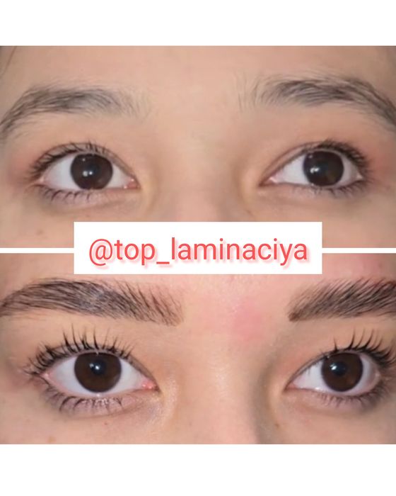 Ламинация ресниц и бровей. Qosh va kiprik laminaciyasi