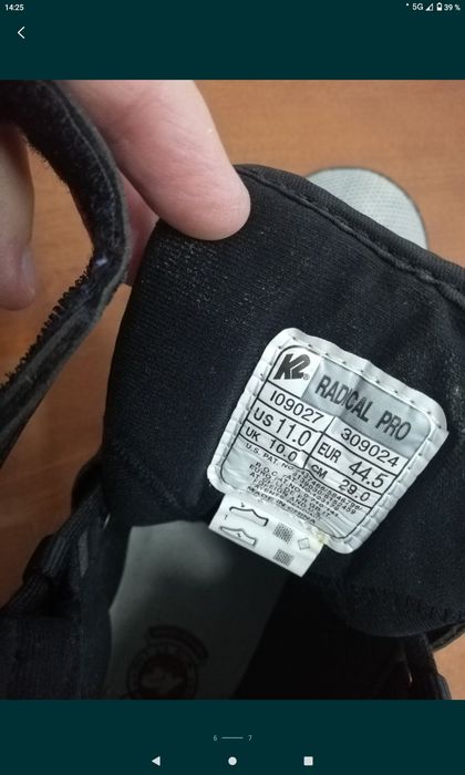 Ghete K2 din carbon pentru role viteza 44-45
Marimea 44-45