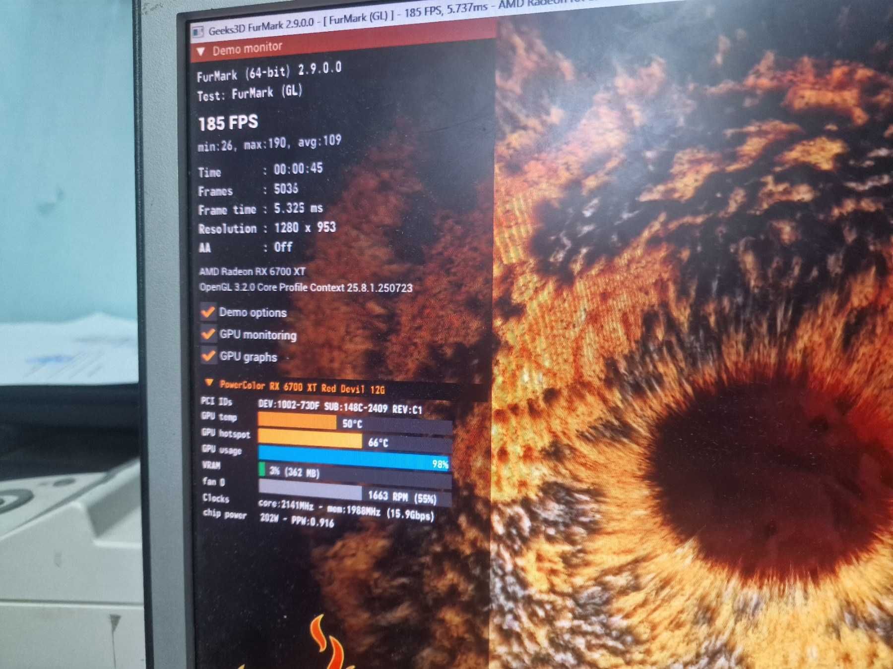 PowerCollor Red Devil 6700XT 12GB DDR6 Гаранция 3 месеца!