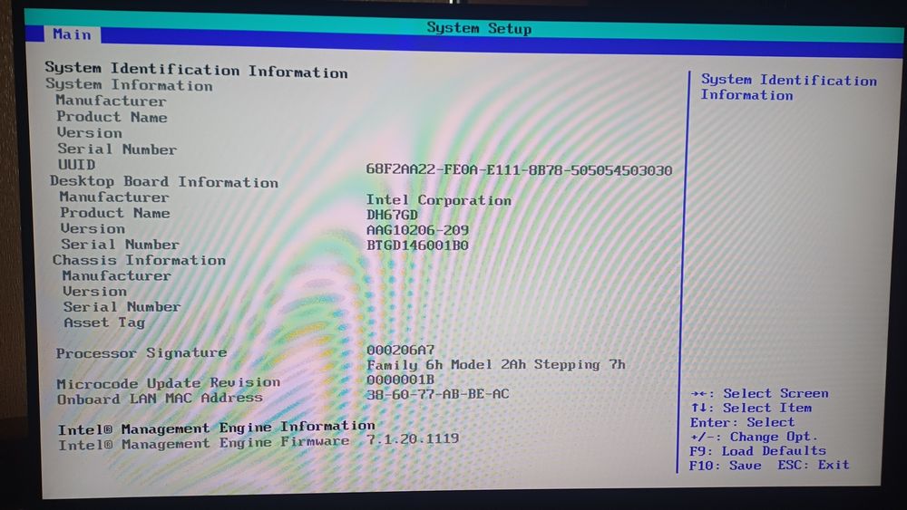 KIT I7-2600K,PLACA DE BAZA INTEL DH67GD,16 GB DDR3 , Cooler Stock