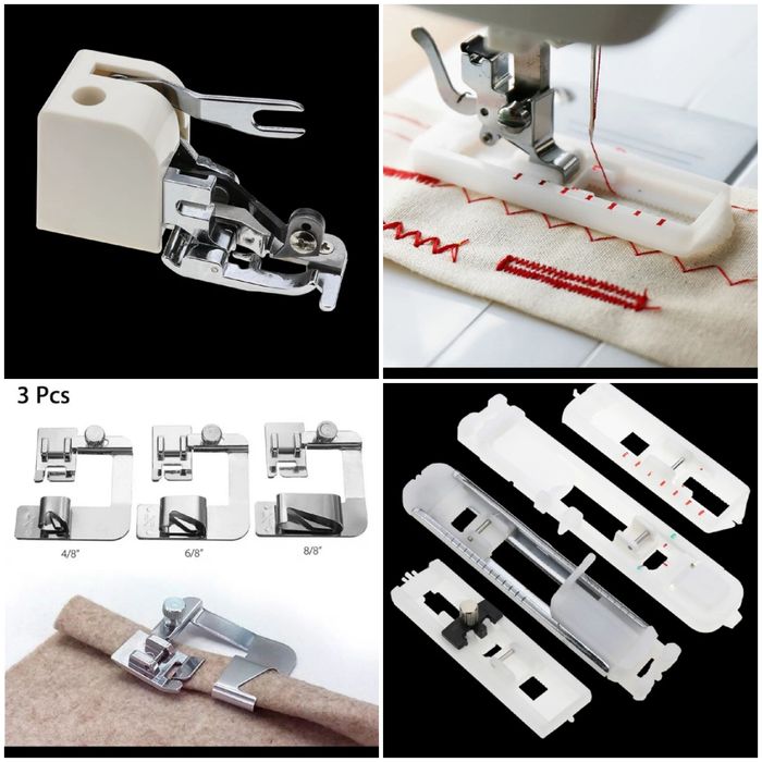 Accesorii, dispozitive, ace, graifare, suveici ,mosorele,pinioane etc.