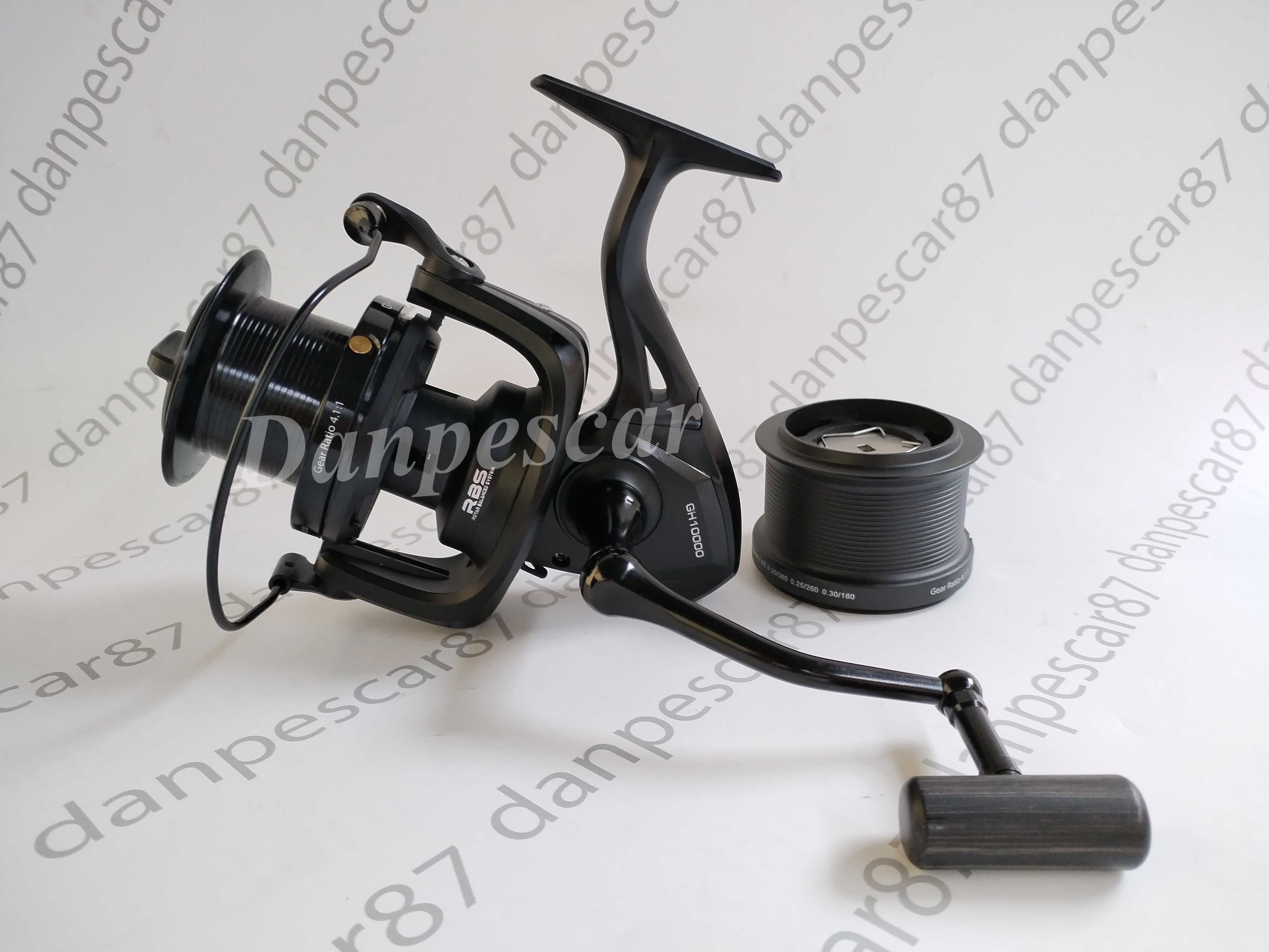 SET 4 Lansete Saimino MO2 3,90m 4 lbs CU 4 Mulinete SAIMINO GH10000