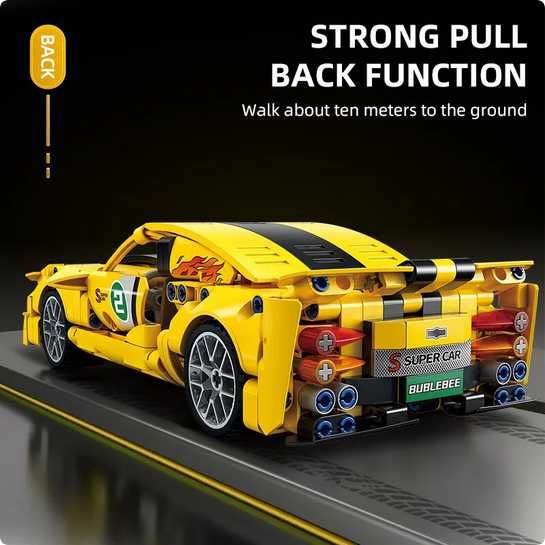 City Speed Chevy Camaro pull back car tip Lego 451 piese