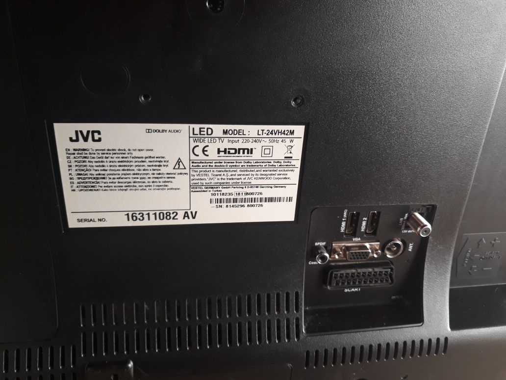 Телевизор JVC Led 24 инча