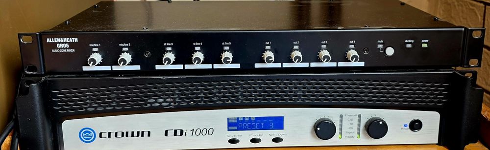 Crown CDi 1000 + Allen&Heath GR05