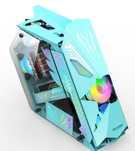 Carcasa pro gaming hercule blue mid tower argb