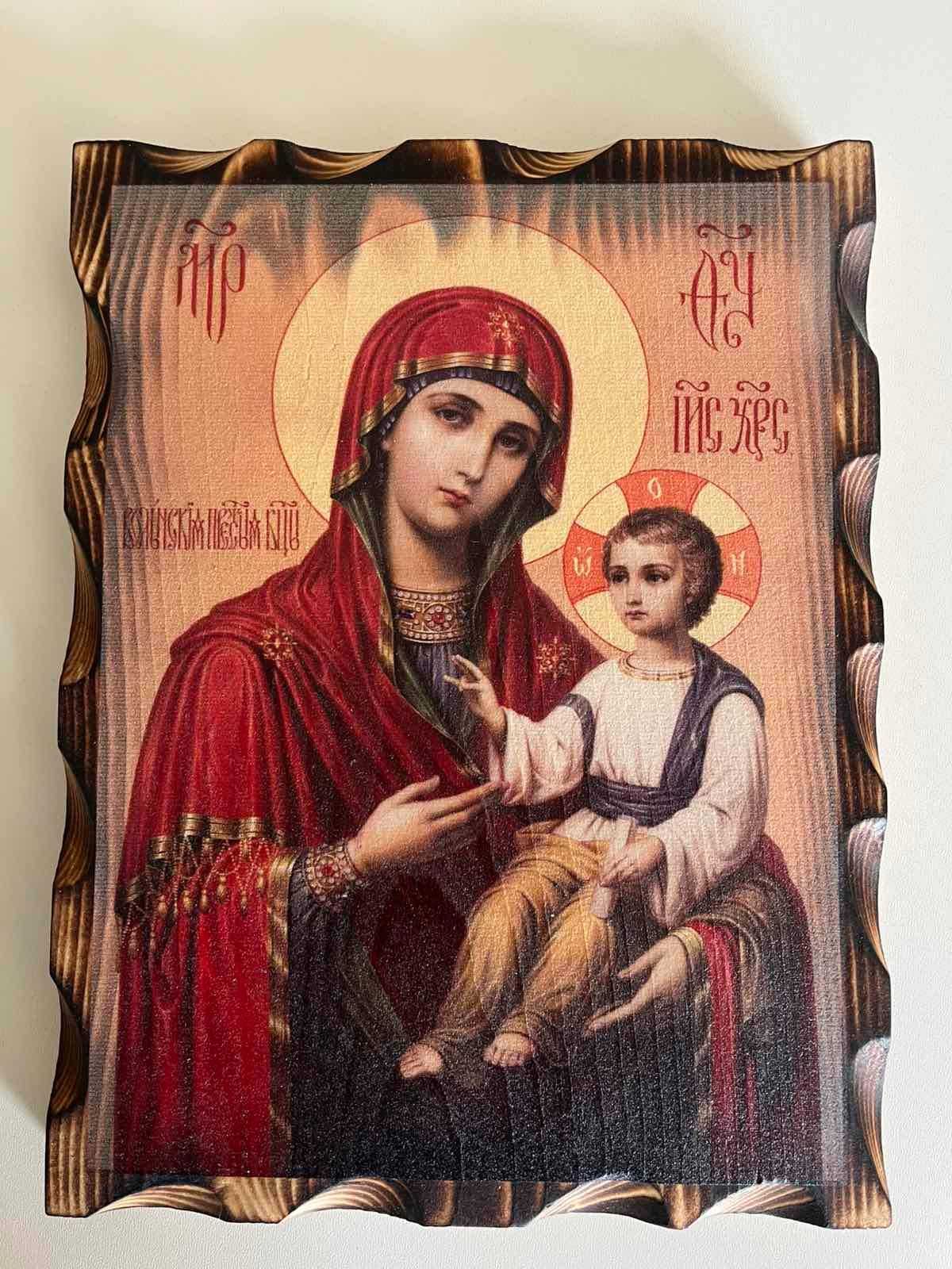 висококачествени цветни  икони печатани върху дърво