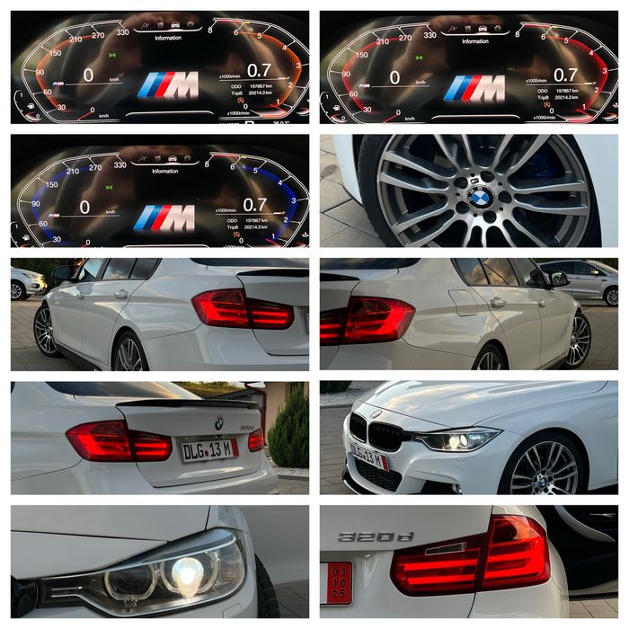 BMW 320D 184CP M-PAKET 2014 EURO5 Automat Bord Virtual TOP!