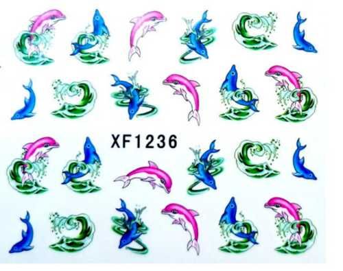 Abtibilduri (stickere) cu delfini - diverse modele