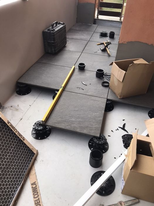 pardoseala flotanta hidroizolatie pvc , terase verzi, terasa verde