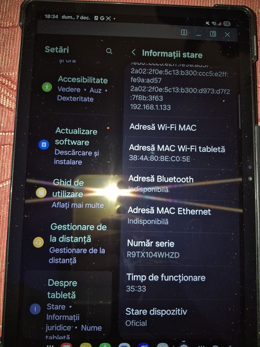 Tableta SAMSUNG Galaxy Tab A9 Plus, 11", 128GB, 8GB RAM, Wi-Fi/Bluetoo