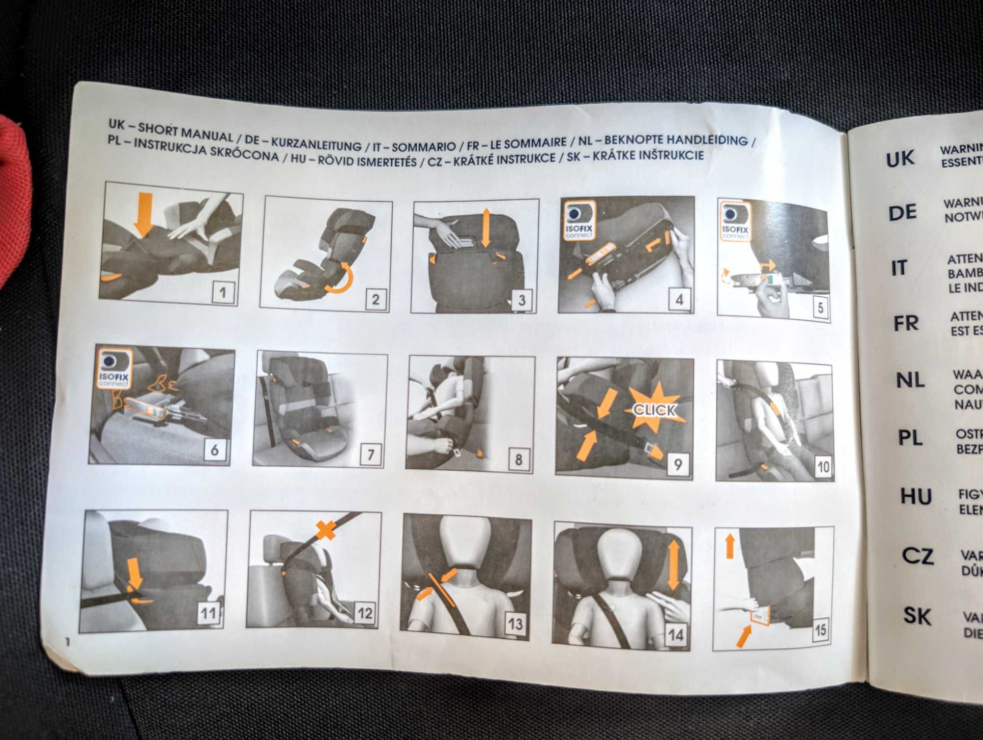 Детско столче за кола Cybex Solution X-fix