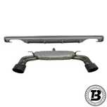 Difuzor Bara Spate cu Ornamente compatibil cu Audi A3 8V Sedan S3 Design