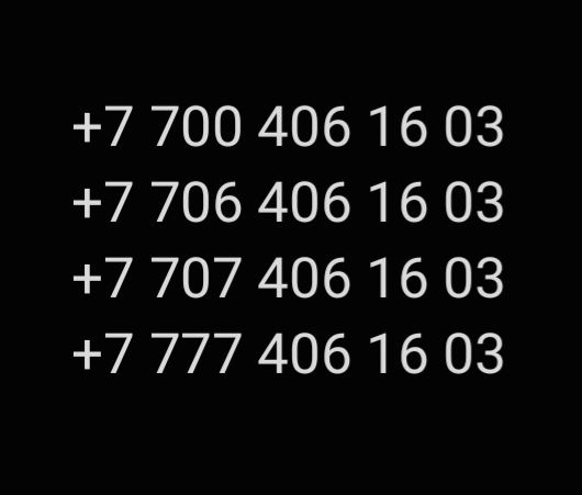 Сим номер 4парный