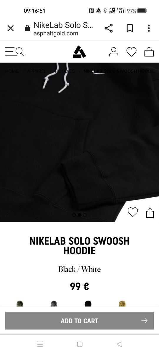 NikeLab Swoosh hoodie hanorac bumbac gros tech fleece 
Hanorac nou nik