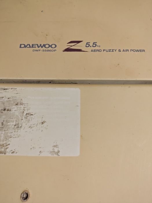 Mașină de spălat automată Daewoo DWF-5586DP Z, cu bule, funcțională