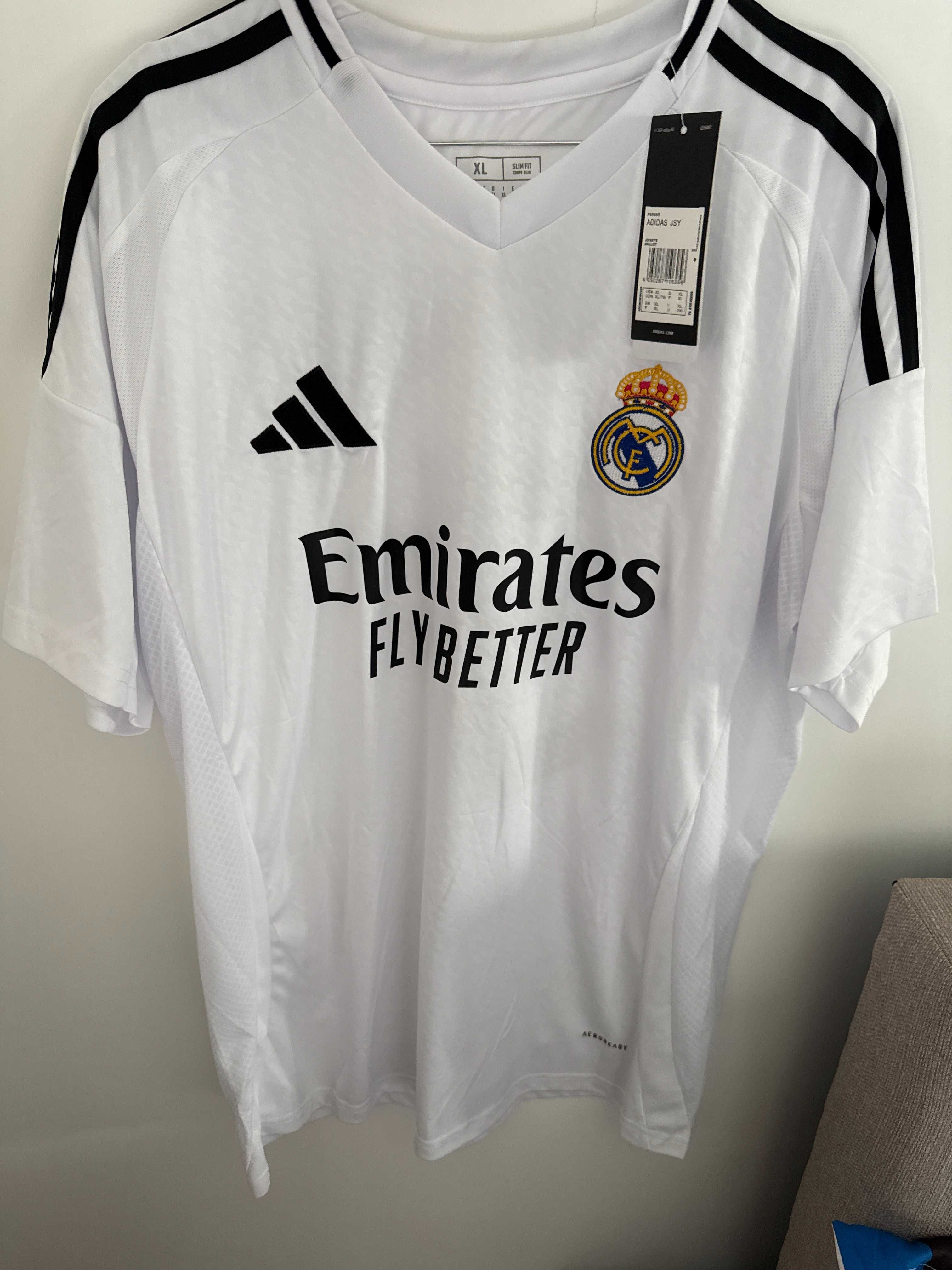 Tricou Real Madrid alb acasa fotbal