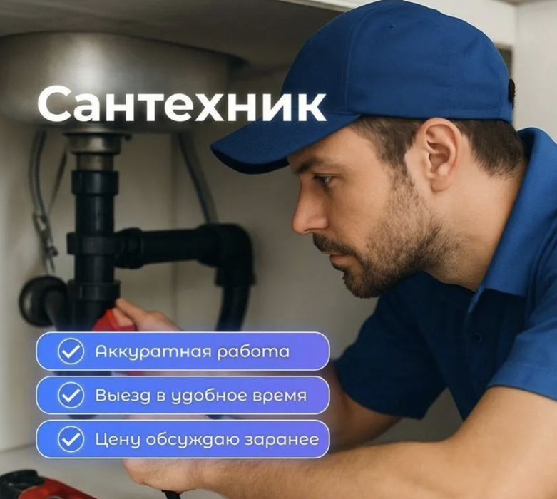 Сантехник замена смесителя. Чистка канализации