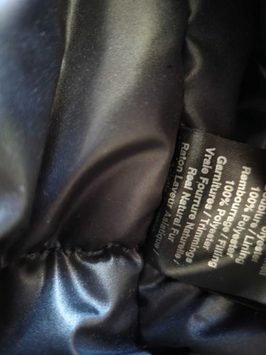 Къса парка с косъм от лисица