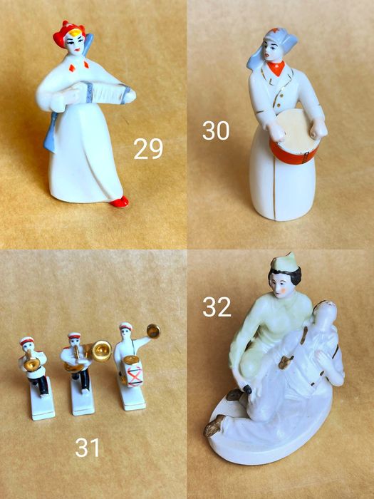 Фарфоровая статуэтка редкая лфз дулево гжель дфз Вербилки тфз зхк