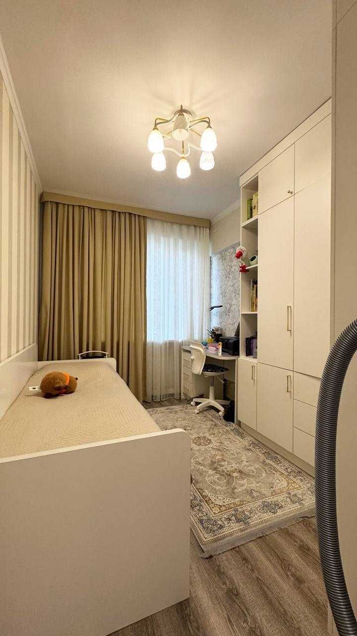 3-комнатная квартира в Ц-5, Вторичка, 70м2, с евро ремонтом, Юнусабад
