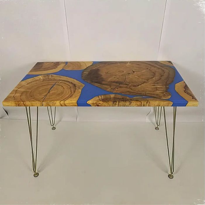 Кухонный стол из массива капового клена