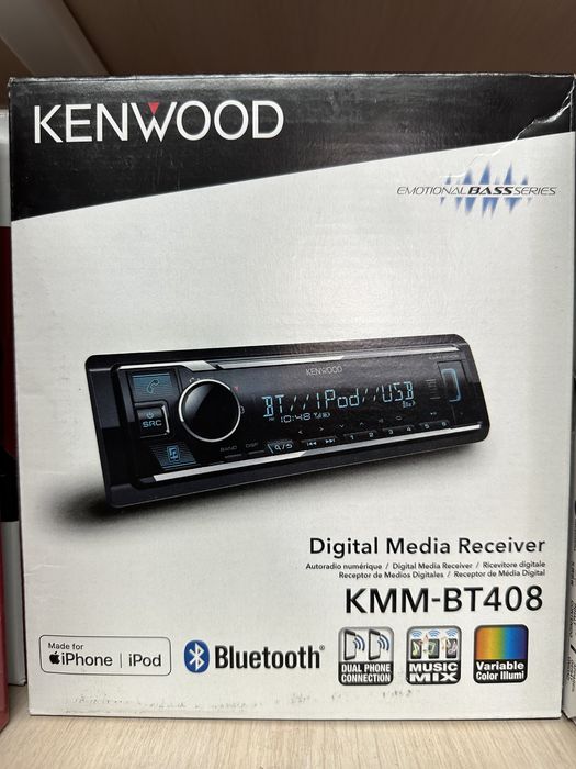 Процессорная Автомагнитола Kenwood kmm-BT408