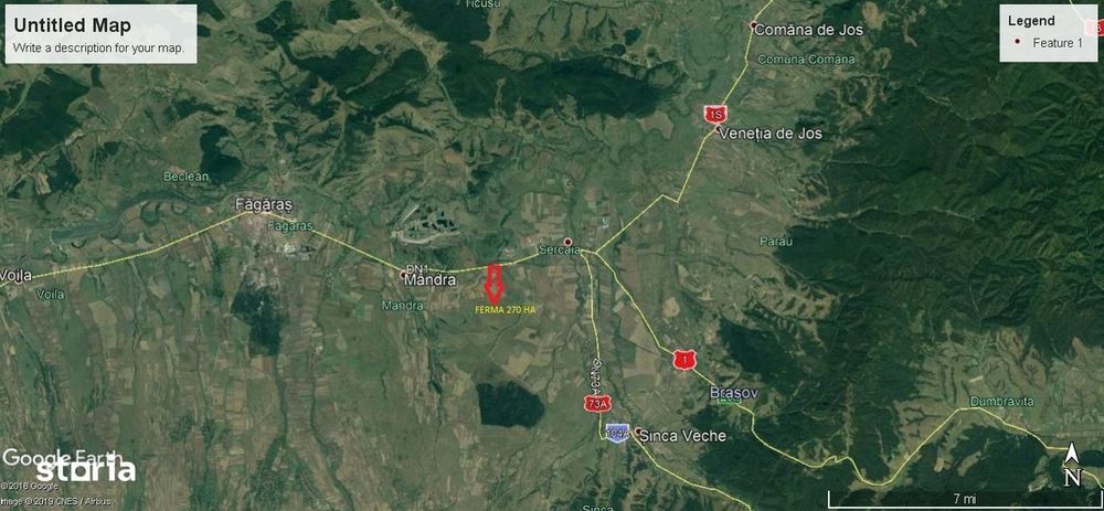 Teren Sercaia  250 ha