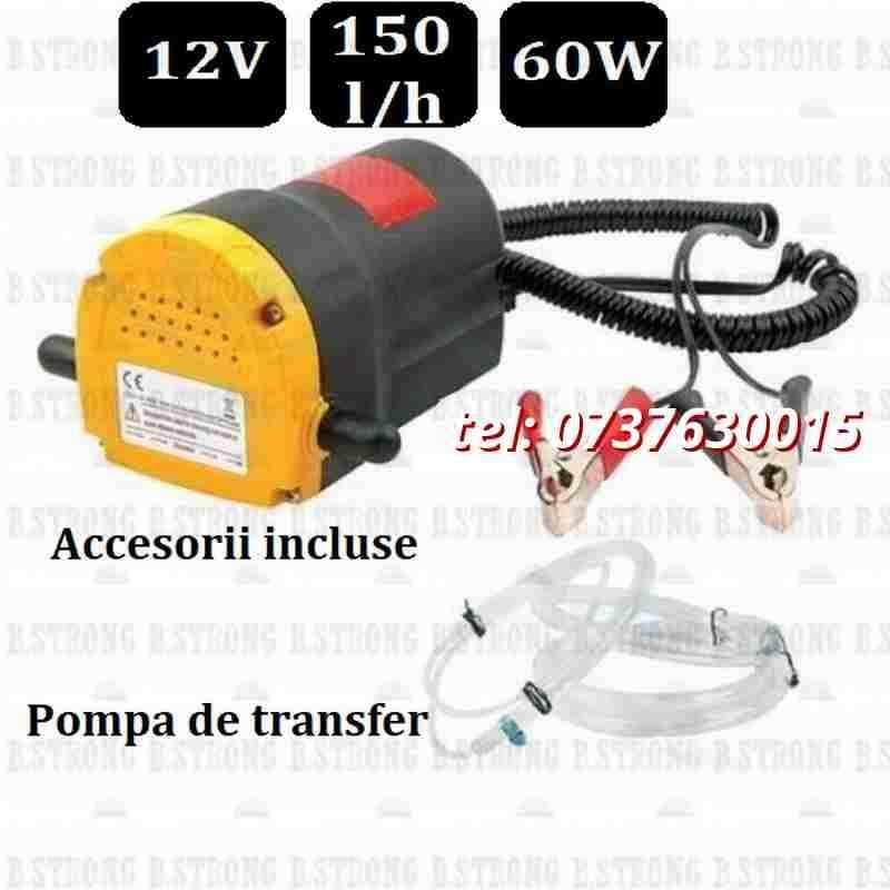 Pompa Transfer Combustibil Ulei Si Diesel 12v 60w 150l