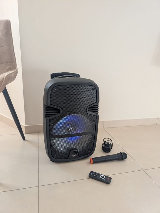 Boxa portabila MYRIA, Bluetooth, 50W, microfon, karaokefon, wireless,