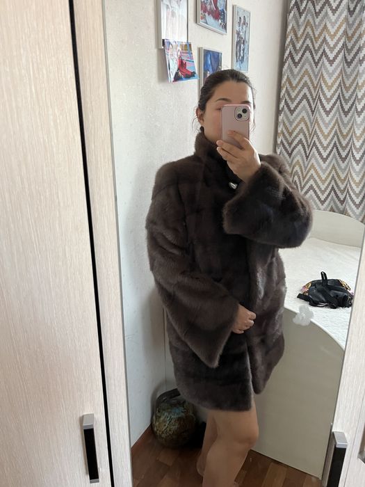 Норковая шуба б/у