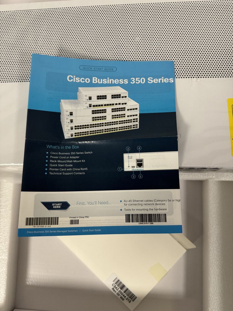 Router Cisco businees 350s / Nou |