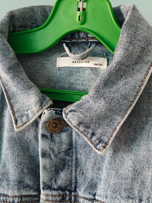 Детско дънково яке 164 см с джобове RESERVED