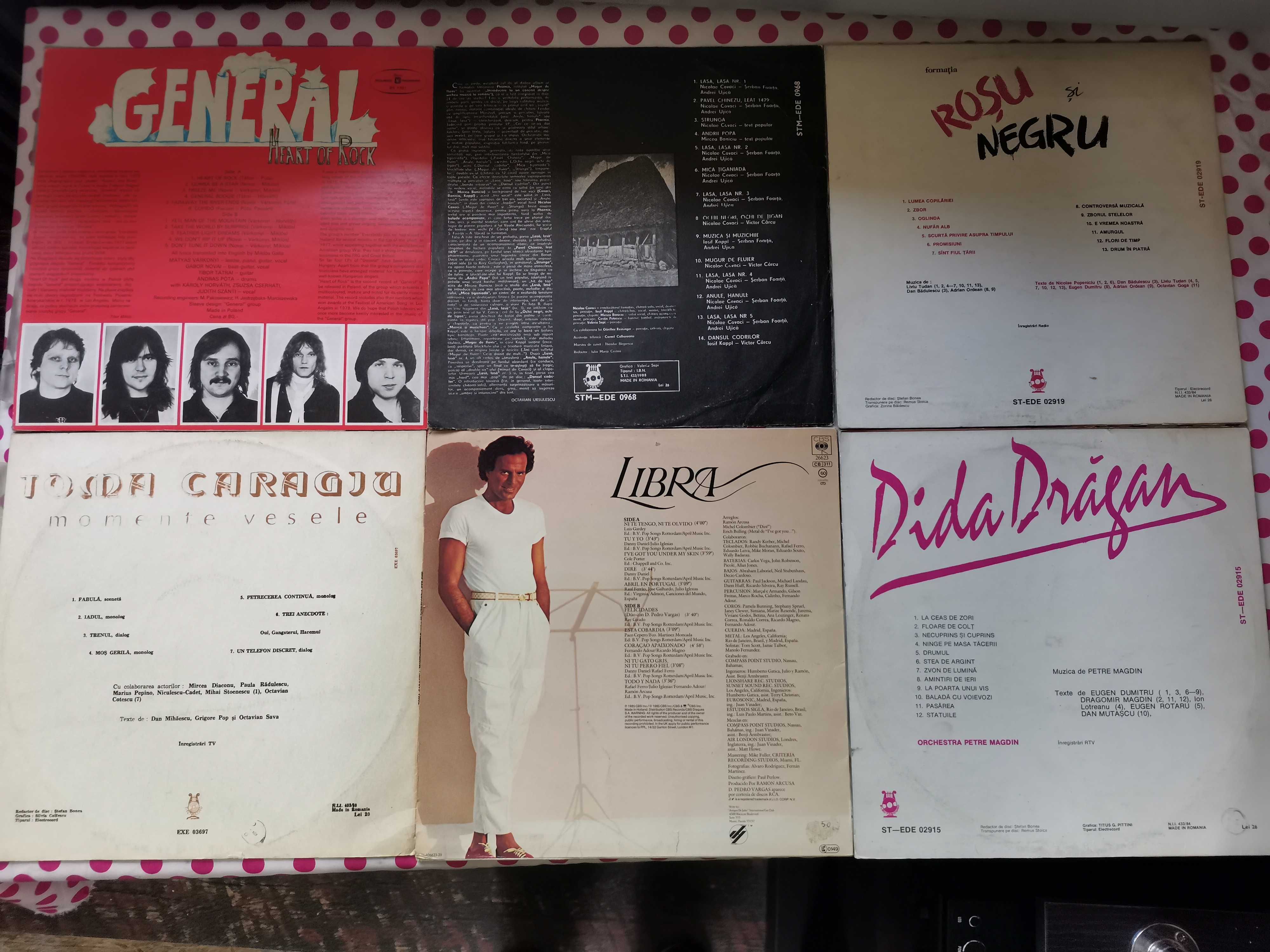 Discuri vinil, muzica romaneasca si straina.