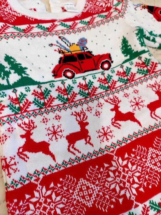 Детски коледен гащеризон 18-24 мес