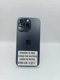 IPhone 15 Pro 128GB/100% BATERIE #29666