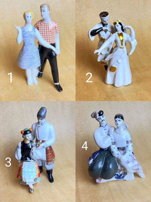 Фарфоровая статуэтка редкая лфз дулево гжель дфз Вербилки тфз зхк