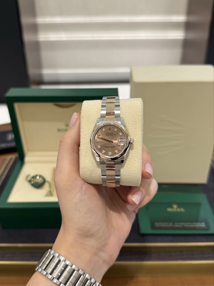 NEW Rolex Datejust 31mm Steel and Everose Gold 278241