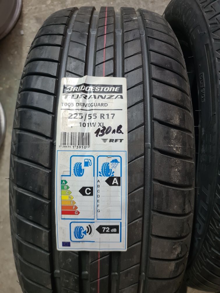 2бр.225/55/17 BRIDGESTONE RFT