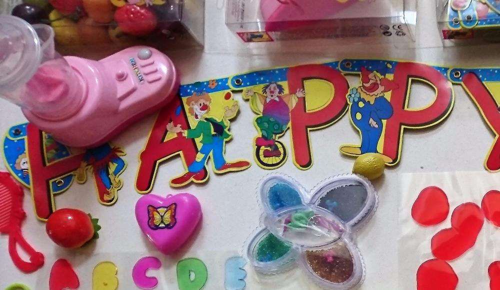 Jucarii copii aniversare fete 3-6 ani set 9 Cutiute cu jucarii 280 p