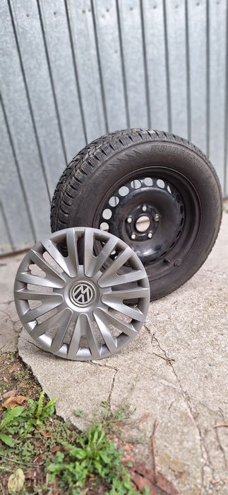 Cauciucuri + jante iarna 205 60 r15 Bridgestone