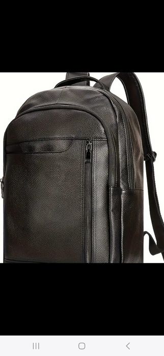 Rucsac piele negru