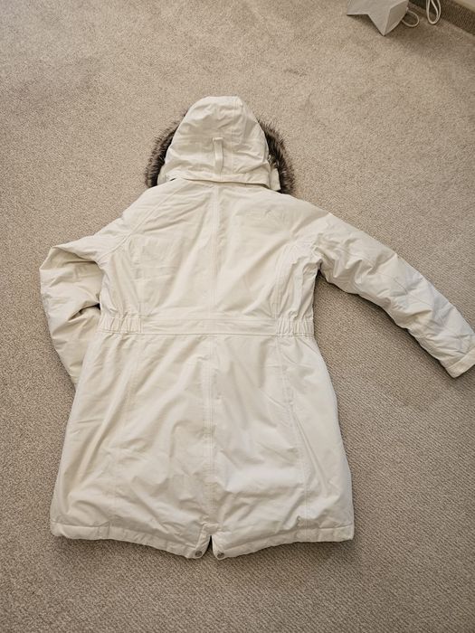 Geaca albă The North Face