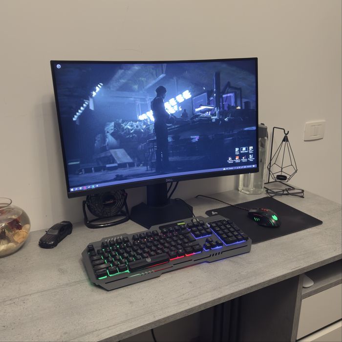 Calculator/PC Gaming cu AMD Ryzen 5 5600G, RTX 3060 + Monitor Gaming